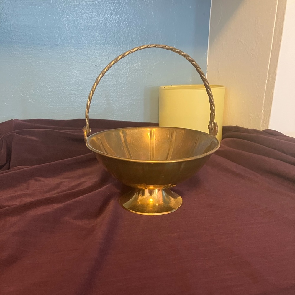 Brass basket